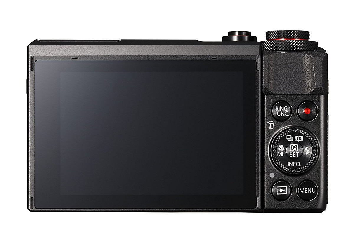 PowerShot G7 X Mk. II display and touch screen