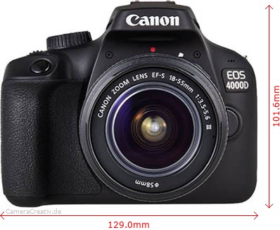 EOS 1300D und EOS 4000D, front view