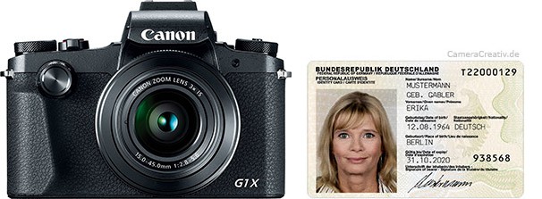 Canon PowerShot G1 X Mk. III size comparison