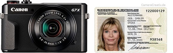Canon PowerShot G7 X Mk. II size comparison Canon PowerShot G7 X Mk. II size comparison