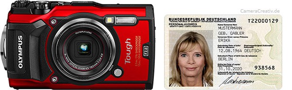 Olympus Tough TG-5 size comparison Olympus Tough TG-5 size comparison
